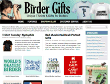 Tablet Screenshot of birdergifts.com